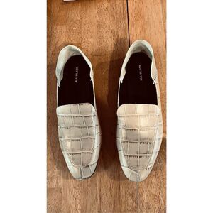 ALL BLACK Flat Tan Cowman Loafer Size 40 US 9.5